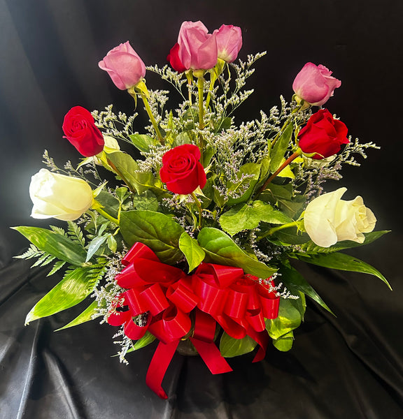 Choice of Color Roses - 1 Dozen