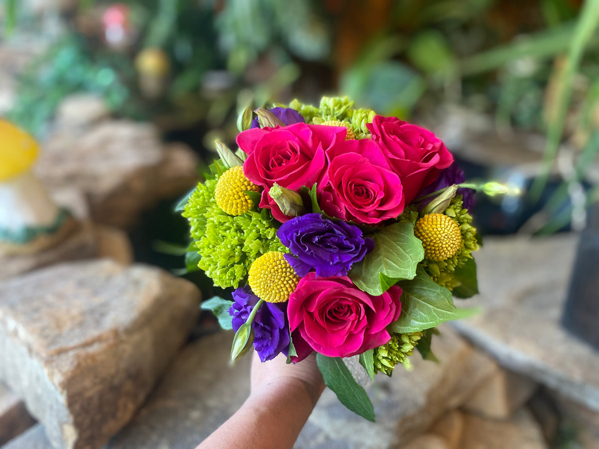 unoaウノア】Degage Nosleeve /Flower collage Nosegay for a Dance