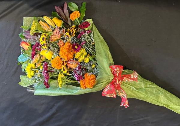 Designer's Choice - Mixed Bouquet Wrapped in Cellophane