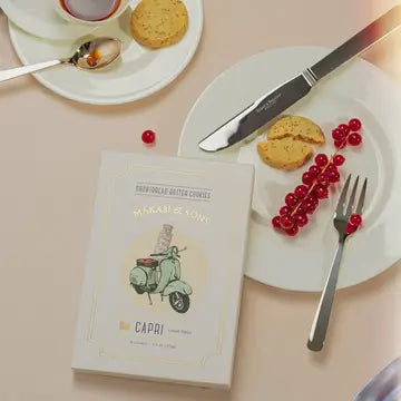 Makabi & Sons Shortbread Butter Cookies- Lemon Poppy