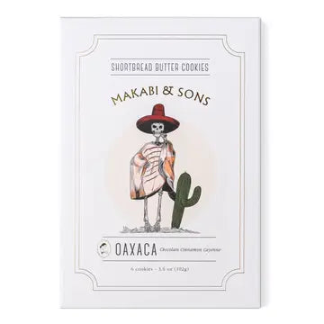 Makabi & Sons Shortbread Butter Cookies- Chocolate Cinnamon Cayenne