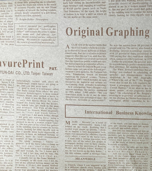 Extra, Extra!