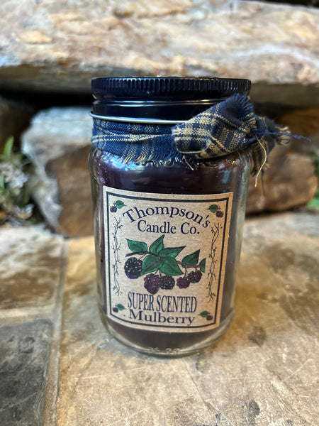 Super Scented Candles by Thompson's Candle Comypany