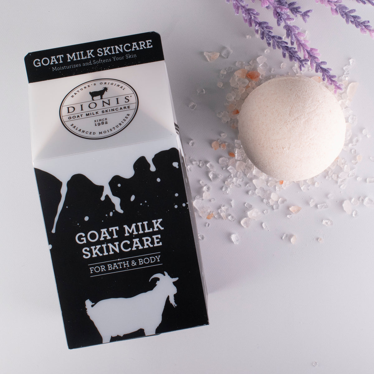 Dionis Lavender Blossom Goat Milk Bath Bomb