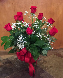 Classic Red Roses - 1 Dozen
