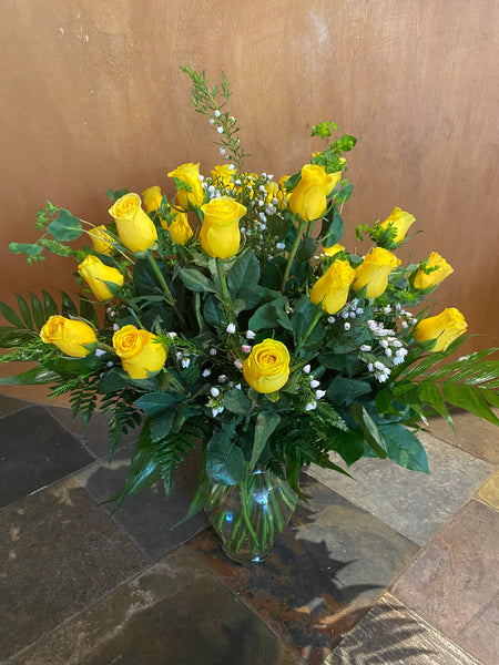 Two Dozen Colored Roses!