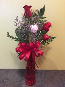 Single Rose - Will You Be My Valentine