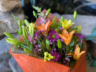 Designer's Choice - Mixed Bouquet Wrapped in Cellophane