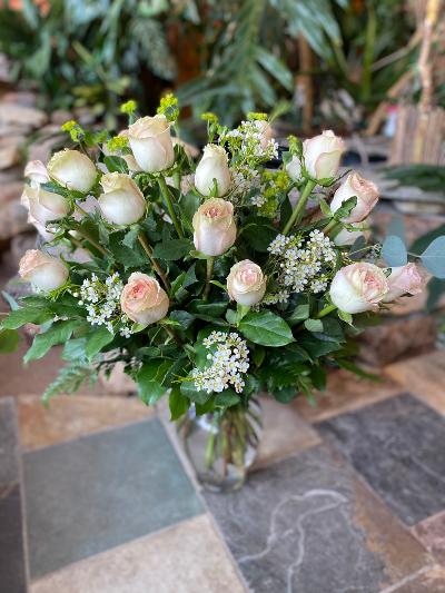Two Dozen Colored Roses!
